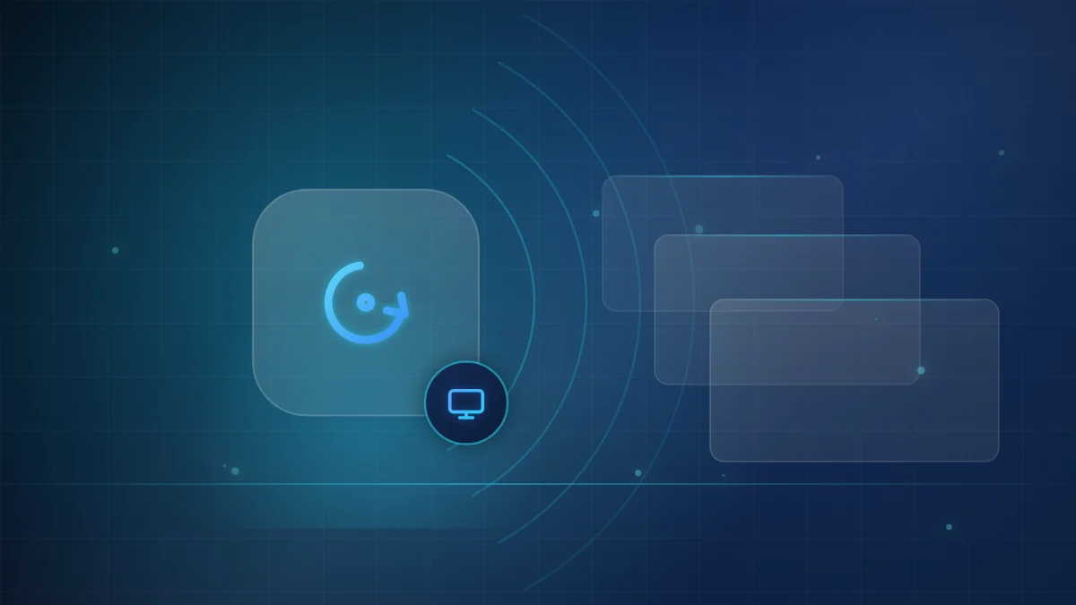Illustration of a loading spinner over a television representing buffering