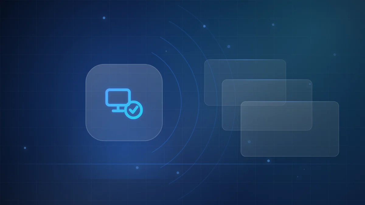 Illustration of streaming devices marked with a compatibility check mark