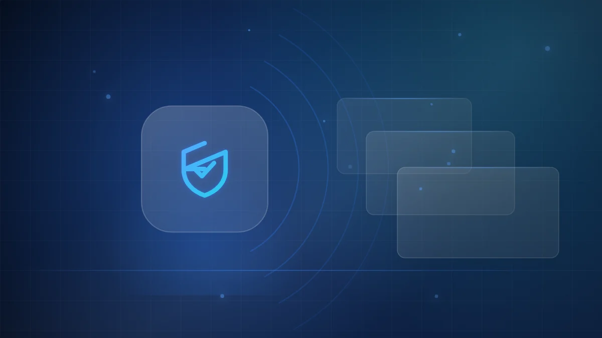 Illustration of a protective shield with a check mark, representing IPTV security tips