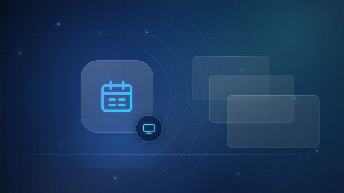 Illustration of a television schedule calendar representing the EPG programme guide in IPTV