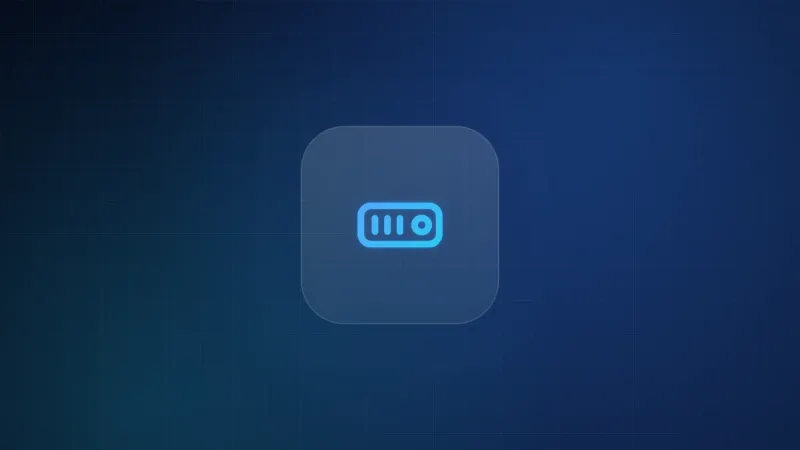 Illustration of a compact streaming player box with indicator lights