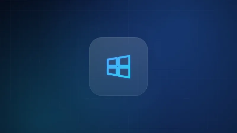 Illustration representing IPTV playback on a Windows computer