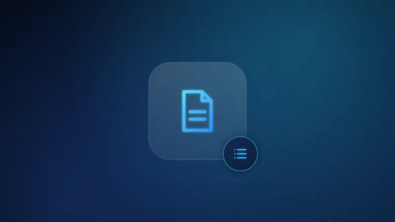 Illustration of a playlist file containing a list of channels